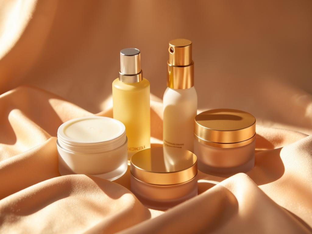 Skincare marketing concept